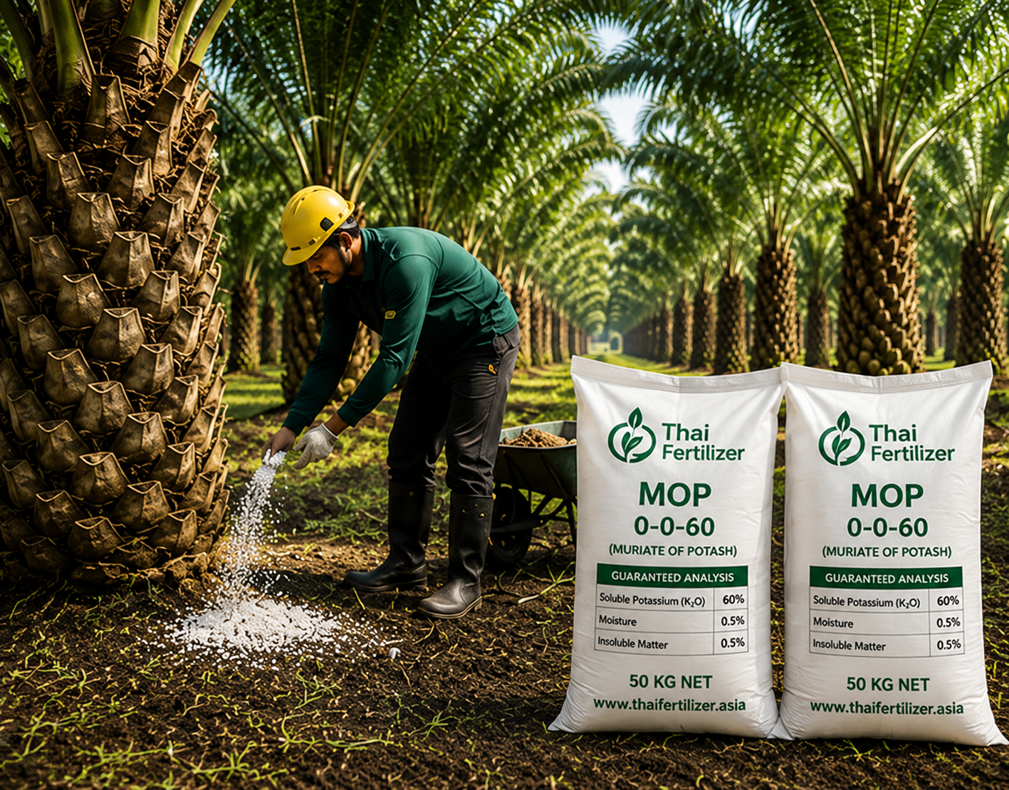 Thai Fertilizer company exterior and fertilizer production facility