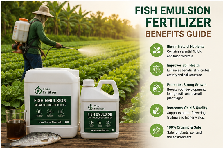 Fish emulsion fertilizer benefits for organic farming and crop growth